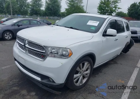 2013 Dodge Durango Crew из США, поврежденный, VIN 1C4RDJDG4DC518156